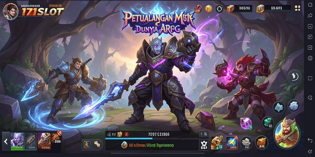 Tampilan aksi seru di dalam game ARPG 171SLOT.