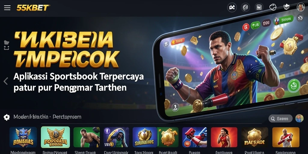 Screenshot yang menunjukkan gameplay aplikasi sportsbook 55KBET yang menarik.