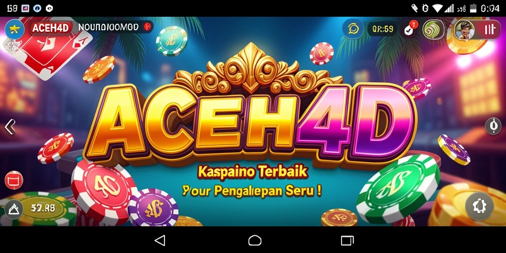 Tampilan utama gameplay <strong>ACEH4D</strong> dengan berbagai permainan Kasino menarik.