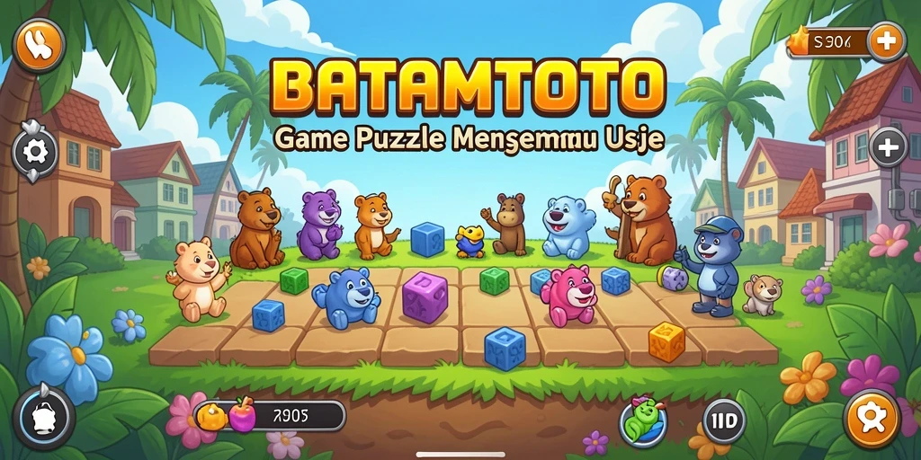 Tampilan gameplay menarik dari BATAMTOTO dengan teka-teki menantang.