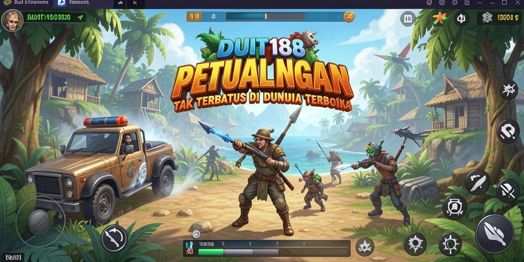Tampilan gameplay seru di dunia terbuka DUIT188.