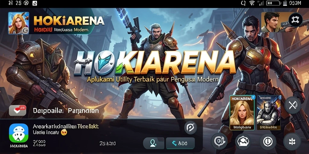 Tampilan utama HOKIARENA dengan fitur pengingat dan catatan.