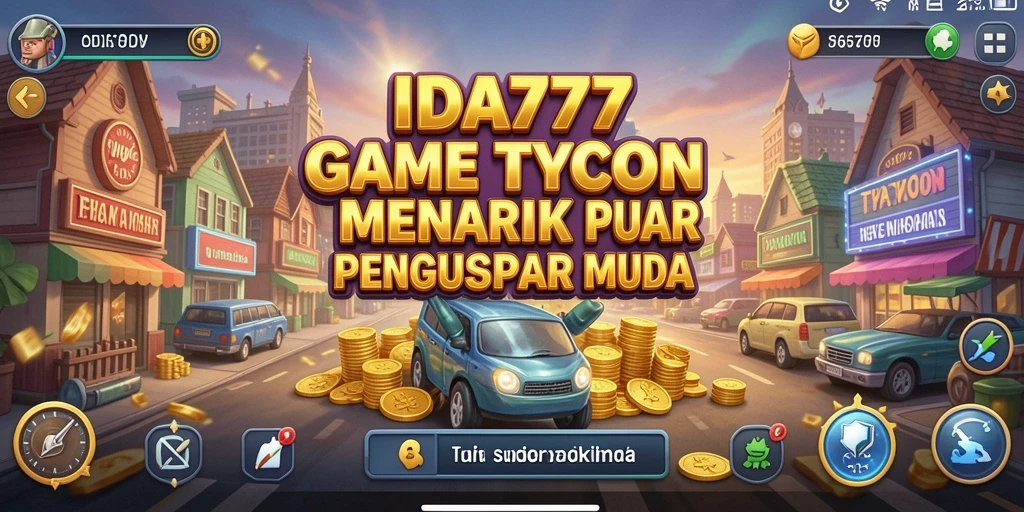Screenshot utama menampilkan gameplay seru dalam IDA777.