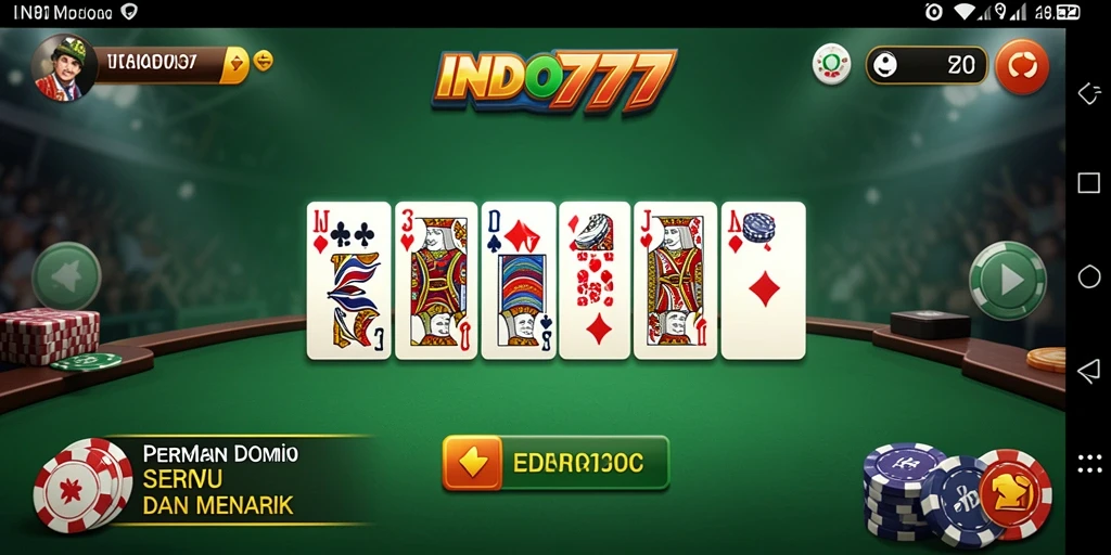 Tampilan gameplay seru dan interaktif di INDO777.