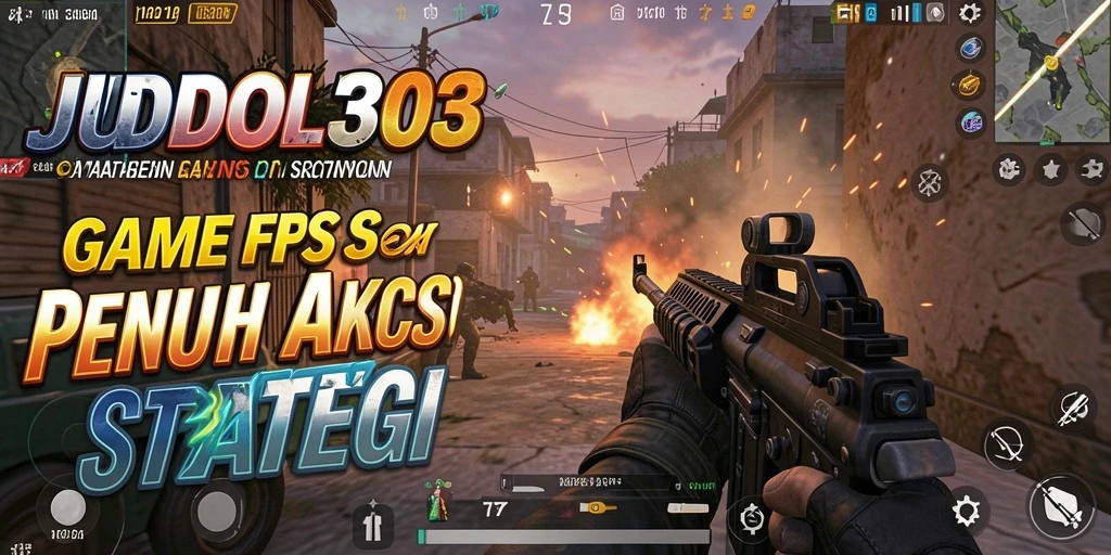Tangkapan layar menampilkan aksi menembak intens di JUDOL303.