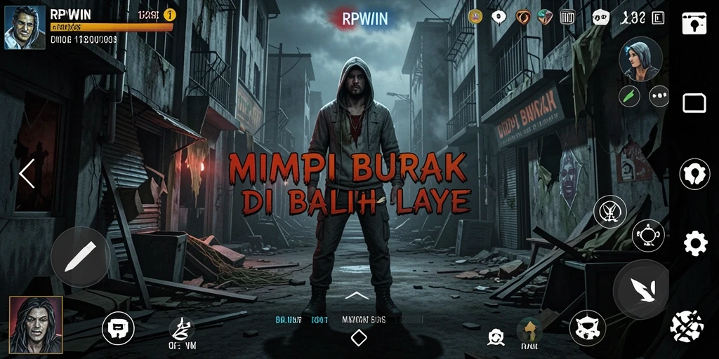 Screenshot RPWIN menampilkan suasana Horror yang menegangkan.