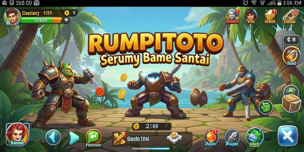 Gameplay RUMPITOTO yang mengasyikkan dan santai.