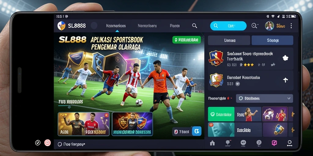 Tampilan screenshot SL888 menampilkan fitur taruhan olahraga yang menarik.