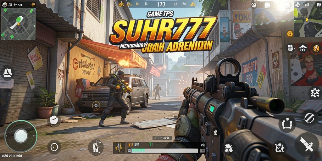 Tampilan gameplay menegangkan di SUHU777 dengan aksi TPS yang mendebarkan.