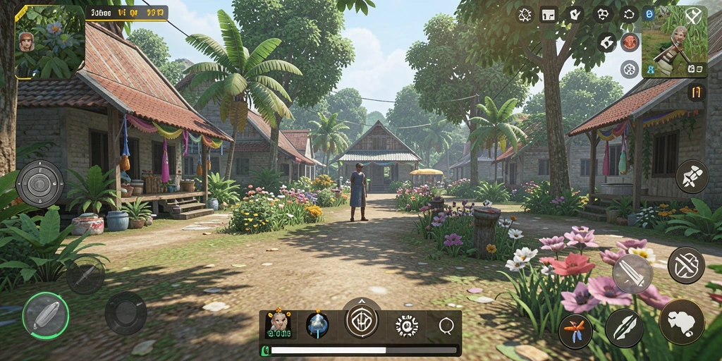 Tampilan gameplay V07 yang menakjubkan dan realistis dalam dunia simulasi.